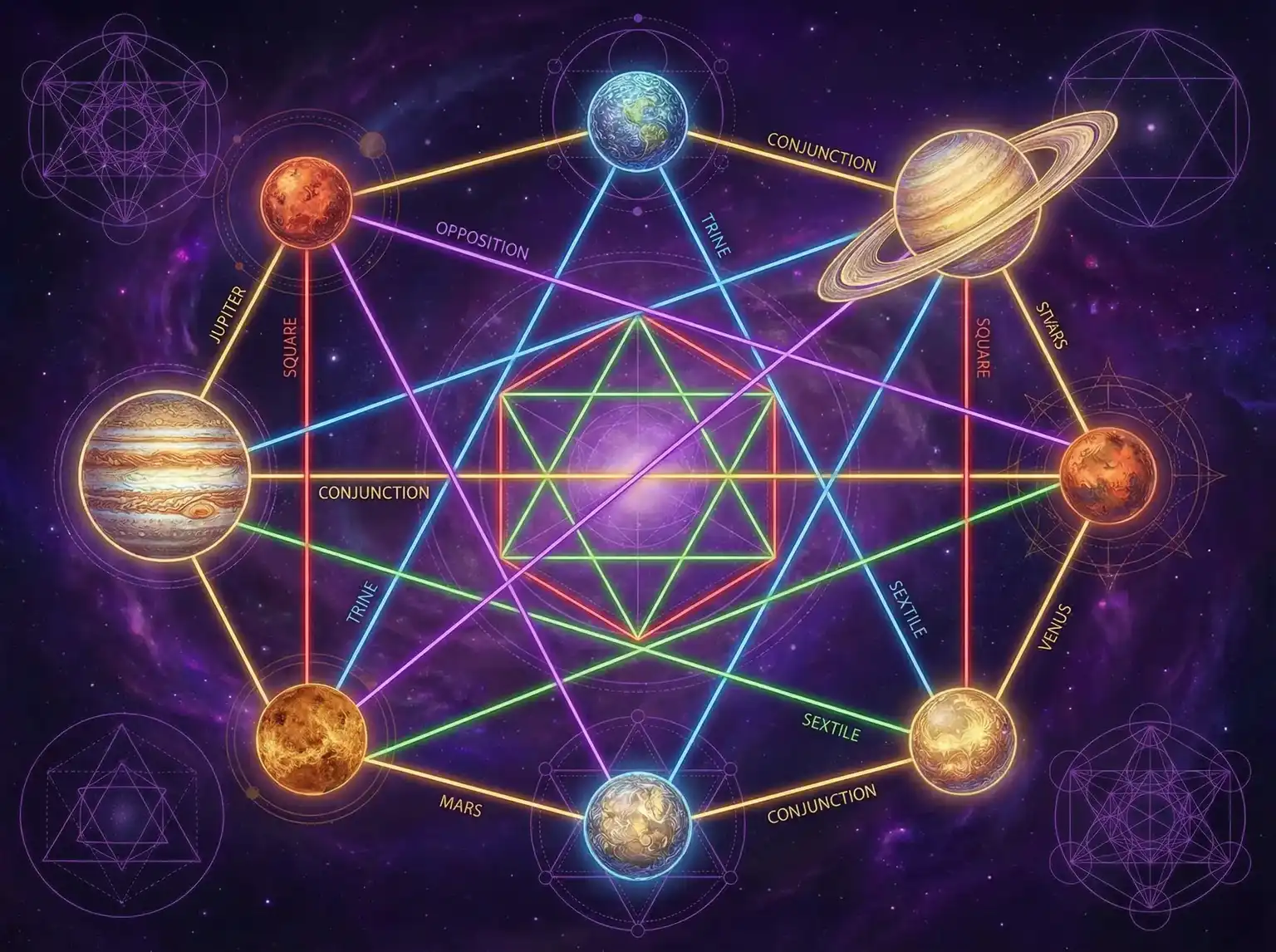 行星相位解读 - 一个人视频在线观看日本 | 占星学进阶